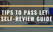 tips to pass LET self-review guide